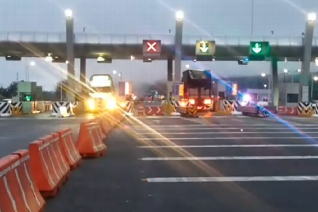 Imagen Liberan caseta de autopista Perote-Xalapa