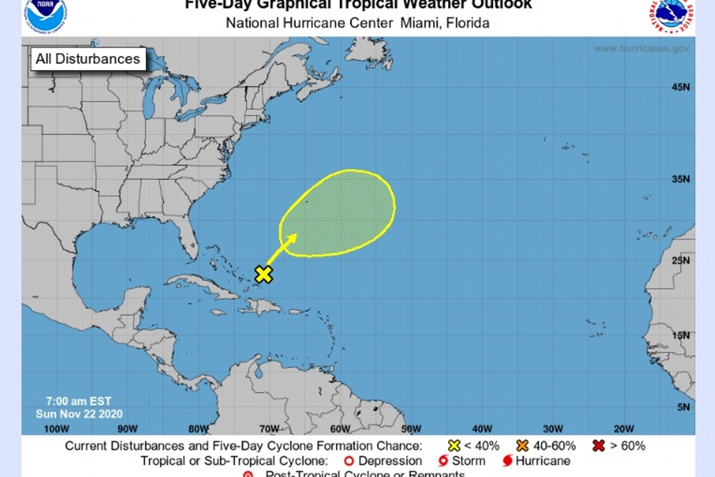 Imagen Posible ciclón en desarrollo, al este de Quintana Roo: NOAA