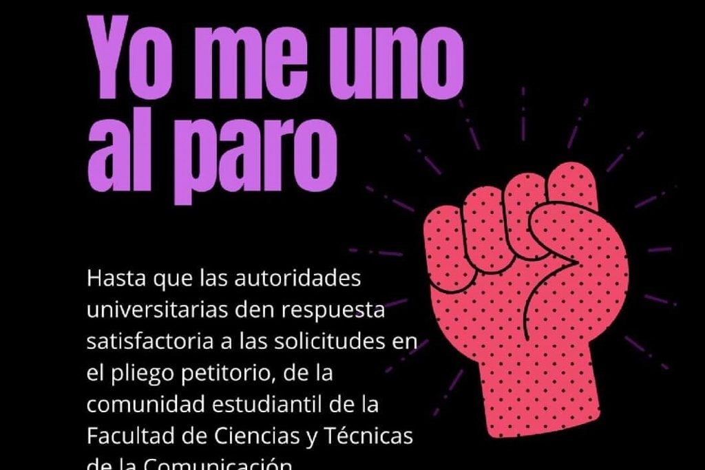 Imagen Estudiantes de la Facico en la UV realizan paro tras caso de acoso contra alumna