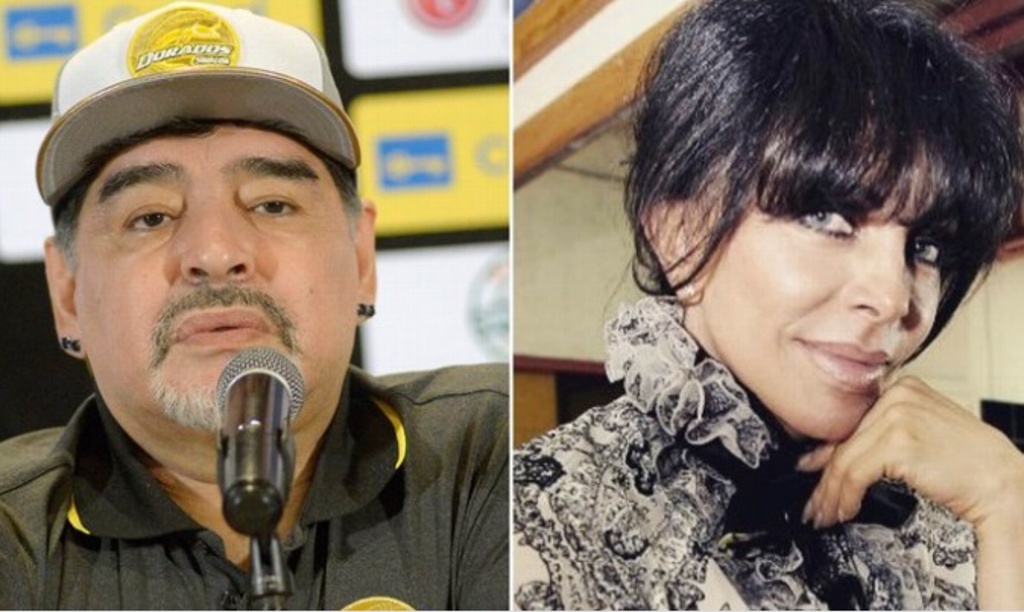 Imagen Maradona pagó para conocer a Verónica Castro