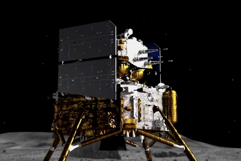 Imagen La nave espacial china 'Chang'e 5' llega a la Luna
