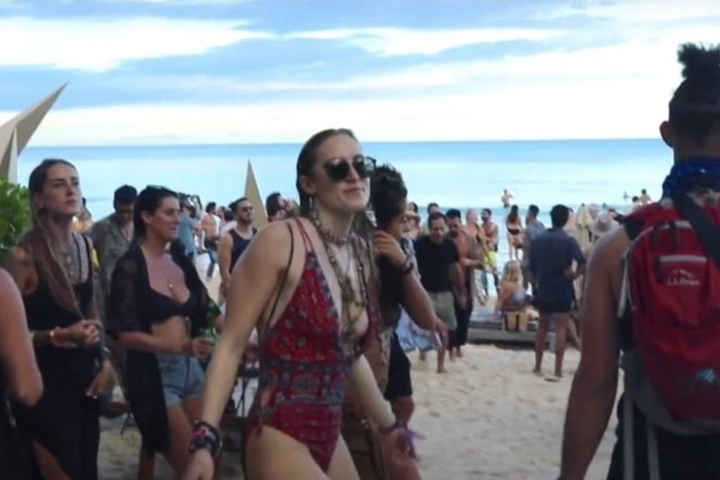 Imagen Reportan decenas de contagios de COVID-19 tras festival en playas de Tulúm