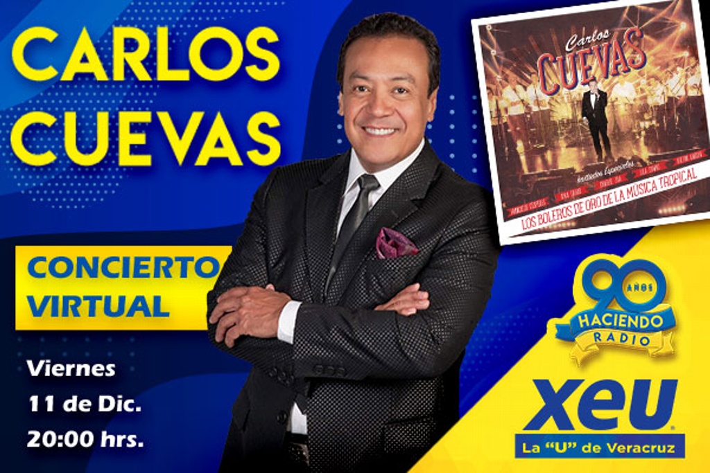 Carlos Cuevas festeja 90 años de XEU con los 'Boleros de Oro de la