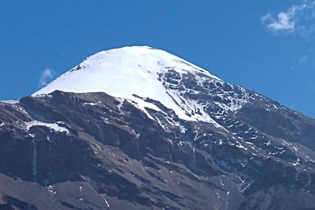 Imagen Podría haber caída de aguanieve o nieve en el Pico de Orizaba y Cofre de Perote