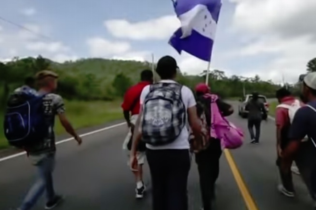 Imagen México pide a Honduras atender flujo irregular de caravanas migrantes