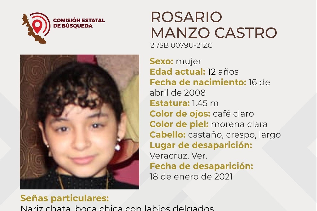 Imagen Madre pide ayuda para localizar a su niña desaparecida en Veracruz 
