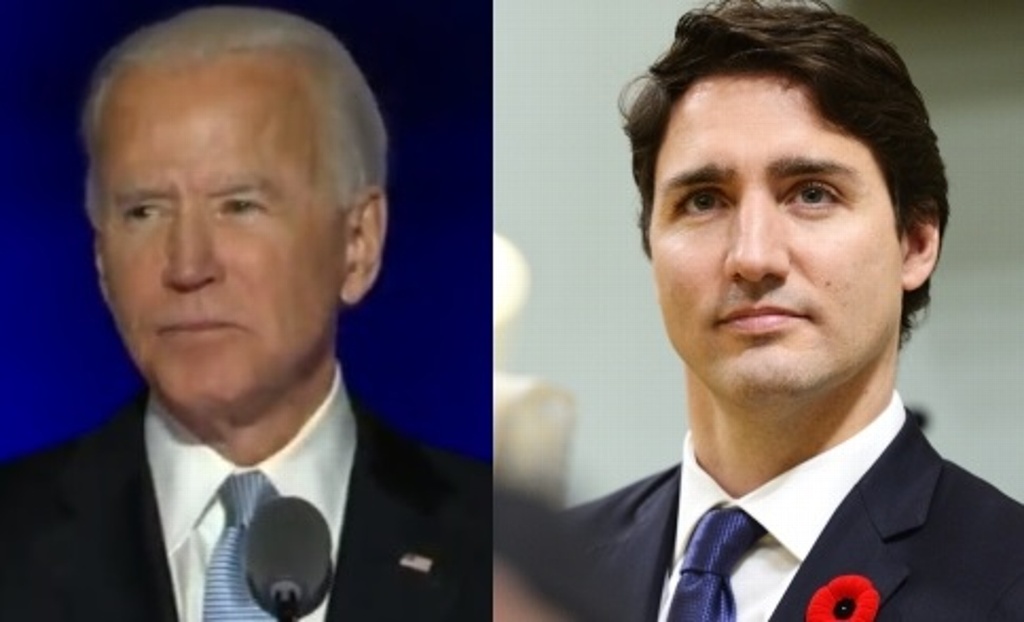 Imagen Primera llamada de Biden con un líder mundial será con Justin Trudeau