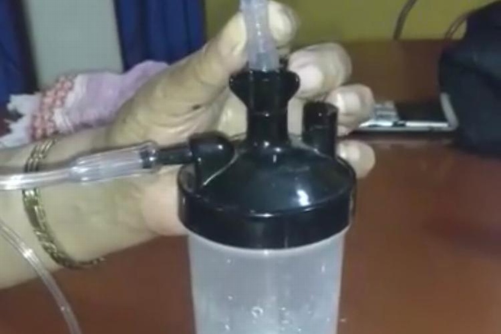 Imagen Alerta médico que aparato de fabricación casera no genera oxígeno medicinal 