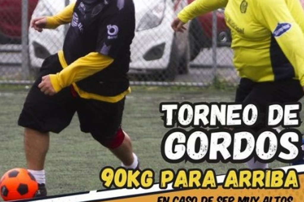 Imagen Organizan 'torneo de futbol para gordos' en un municipio de Veracruz