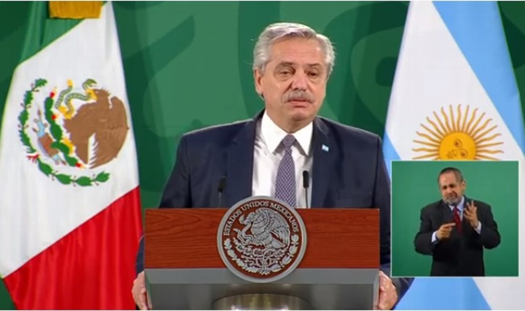 Imagen México tiene el primer mandatario honesto y decente en muchos años: Presidente de Argentina