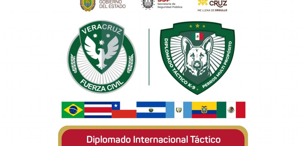 Imagen Seis países participarán en Diplomado Internacional Táctico K9 Perros Multipropósito en Veracruz