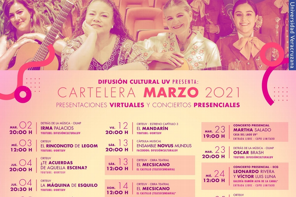 Imagen Difusión Cultural UV presenta música y teatro para el mes de marzo