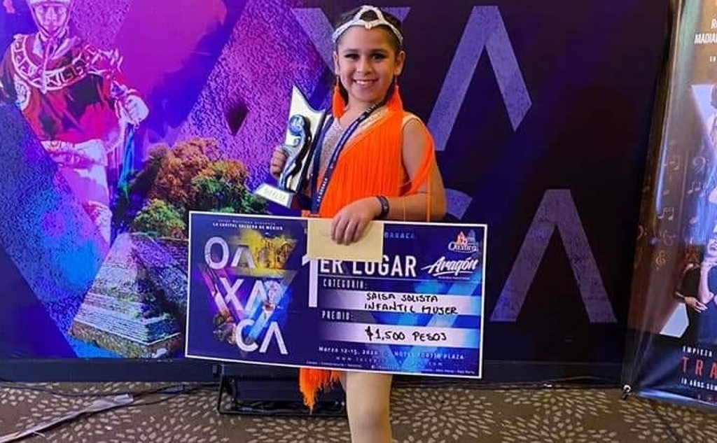 Imagen A sus 10 años, logra triunfar nuevamente en concurso de baile, ella es Angie I