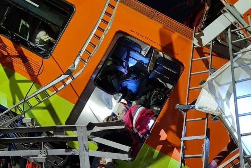 Imagen Reportan PC 13 muertos y 70 heridos por colapso de estructura y desplome de metro en CDMX
