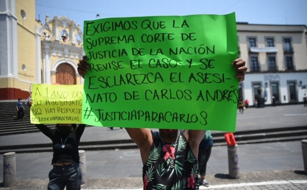 Imagen Justicia para Carlos Andrés, a un año de su muerte en el cuartel de San José