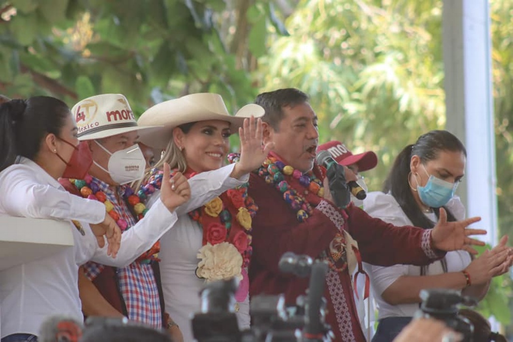 Imagen '¡Hay toro y hay tora!': Evelyn Salgado al iniciar campaña en Guerrero