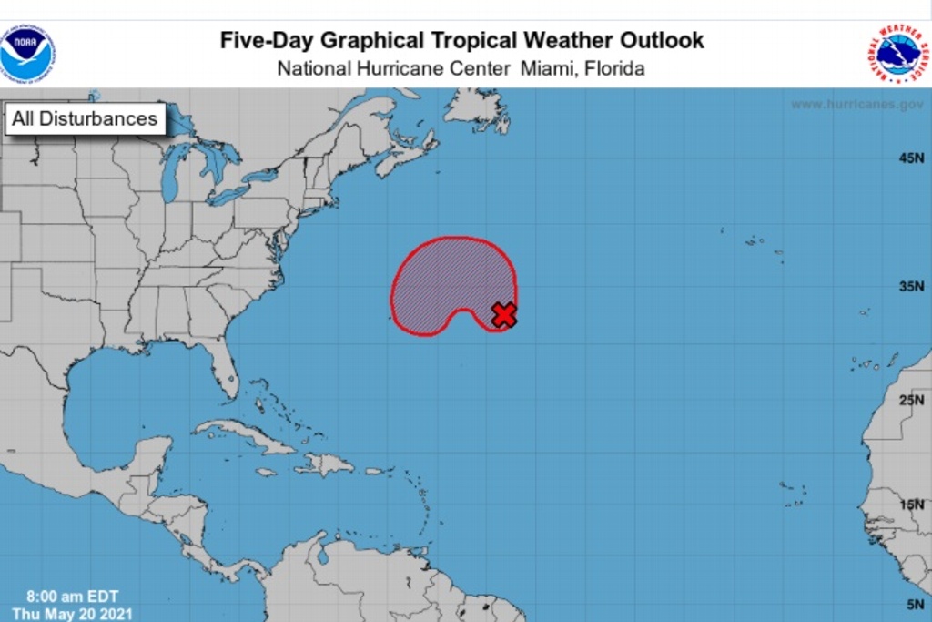 Imagen Se forma primer disturbio tropical en el Atlántico; presenta 90% de evolucionar a ciclón tropical