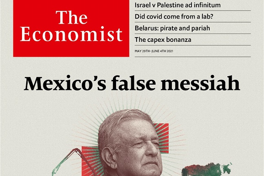 Imagen El falso mesías, así señala The Economist a AMLO en su portada