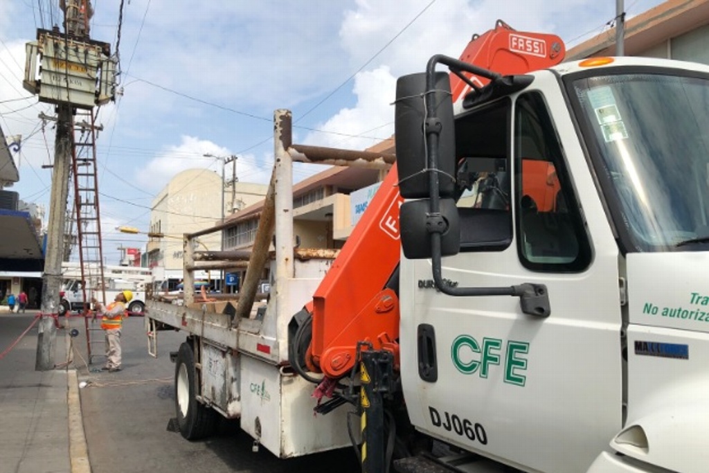 Cierres en el centro de Veracruz por trabajos de mantenimiento de CFE ...