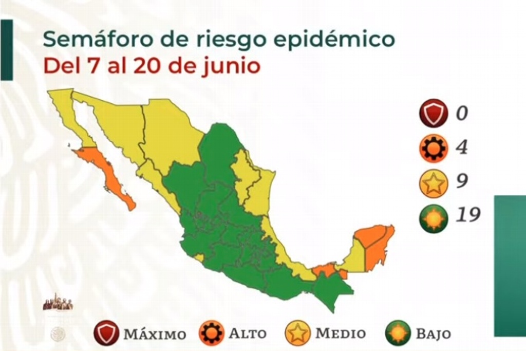 Imagen Estado de Veracruz retrocede en semáforo de riesgo COVID-19; pasa a color amarillo