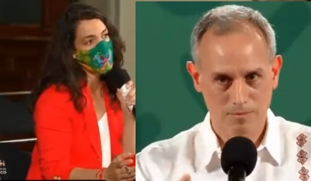 Imagen Se confronta López Gatell con periodista por vacuna de CanSino (+Video)