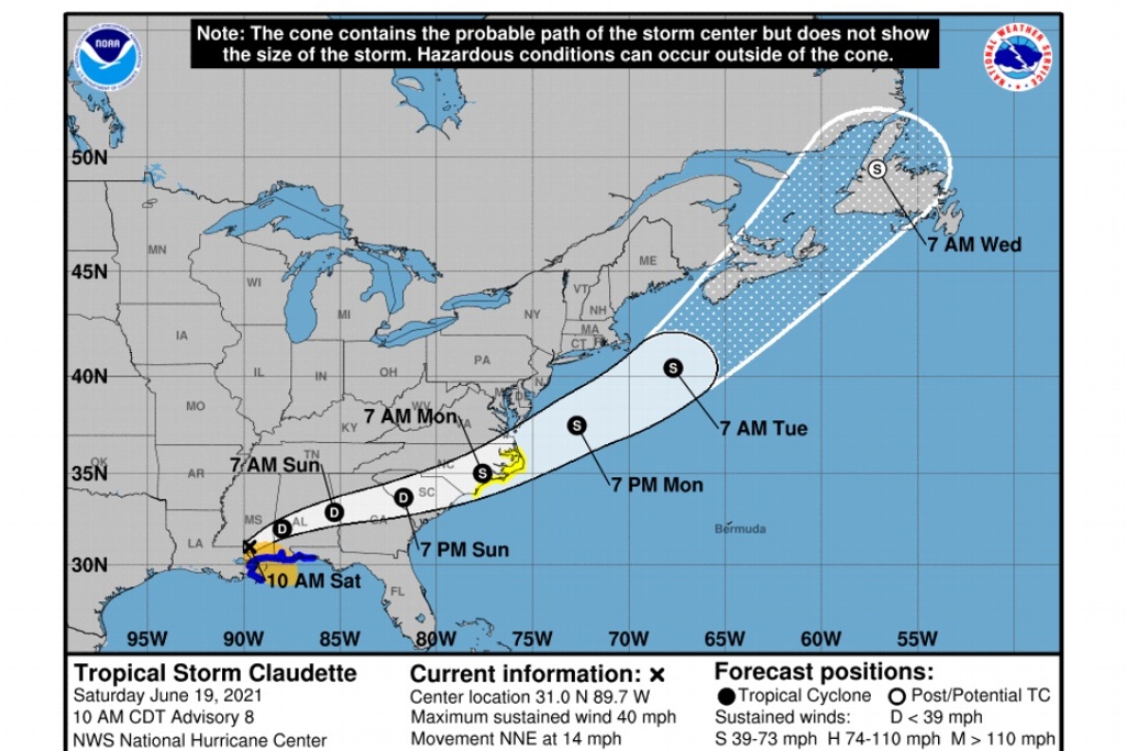 Imagen Tormenta tropical ‘Claudette’ toca tierra en Louisiana, Estados Unidos
