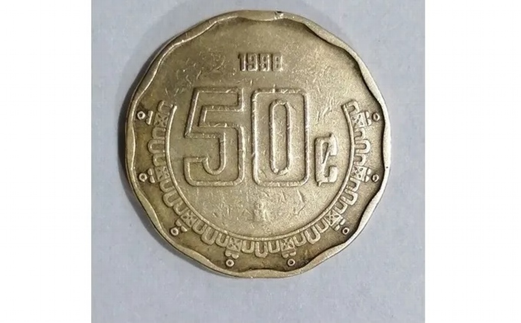 Imagen Esta moneda de 50 centavos se vende hasta 5 mil pesos en internet