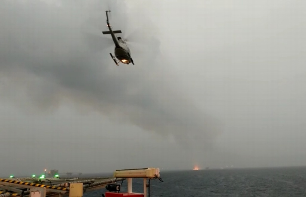 Imagen Analizará Pemex causa de incendio en línea submarina en Sonda de Campeche