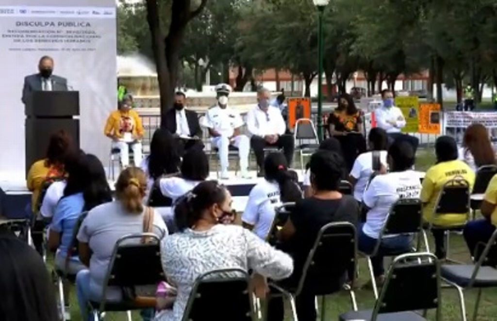 Imagen Semar ofrece disculpa pública a familiares de desaparecidos