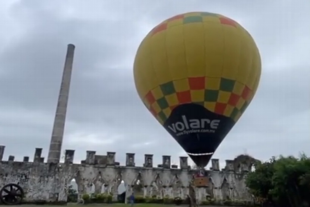 Imagen Cae globo aerostático, en exhacienda veracruzana, entérate dónde