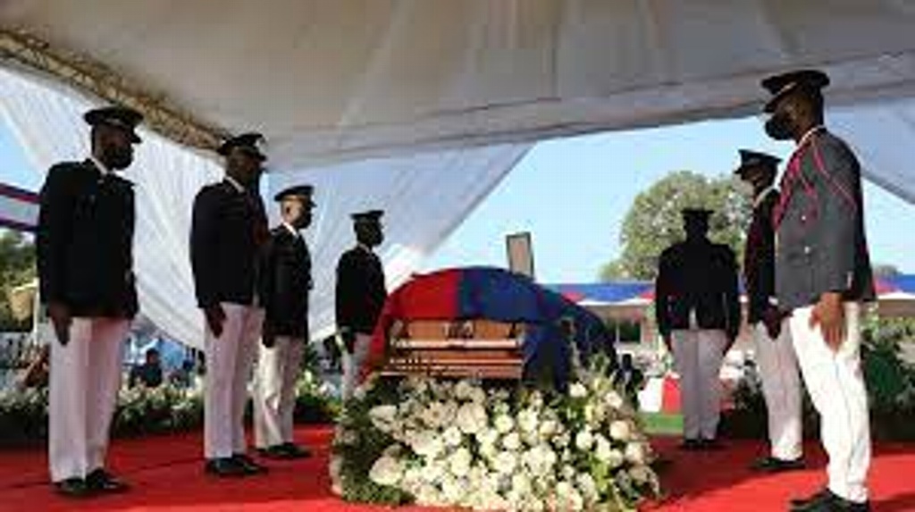 Imagen Dan último adiós al presidente de Haití Jovenel Moise 