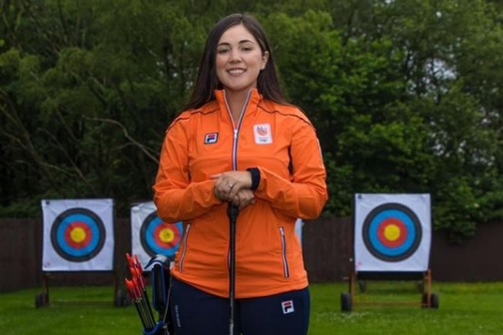 Imagen Ella es la mexicana que representó a Países Bajos en tiro con arco y ganó medalla de plata en Tokio 2020