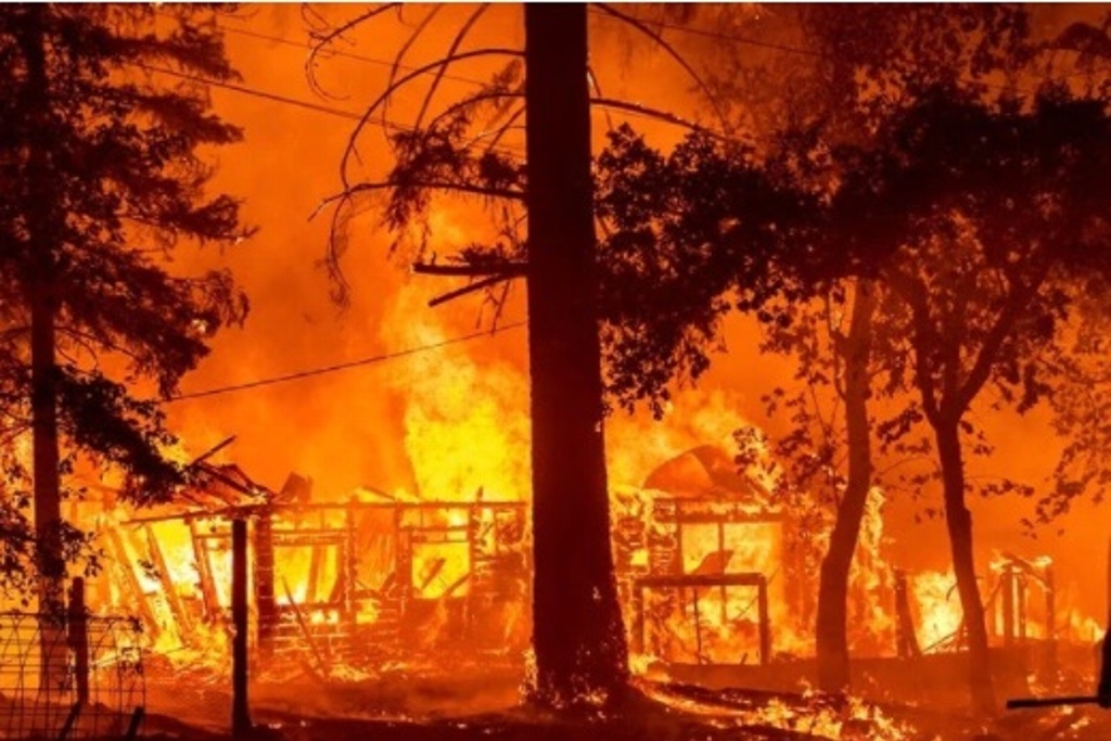 Imagen Evacúan a miles por incendios forestales en California
