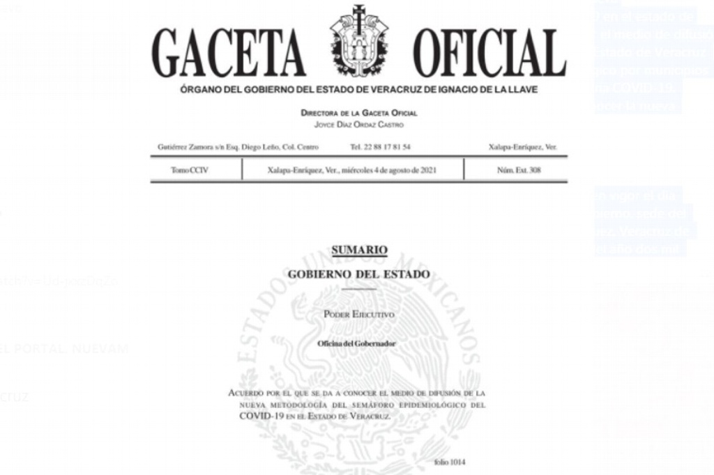 Imagen Ahora así se dará a conocer la metodología del Semáforo COVID-19 en Veracruz