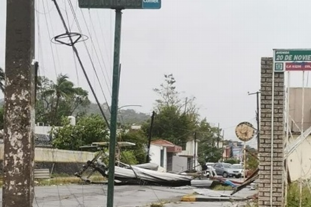 Imagen Reportan un muerto en Poza Rica tras paso de Grace 