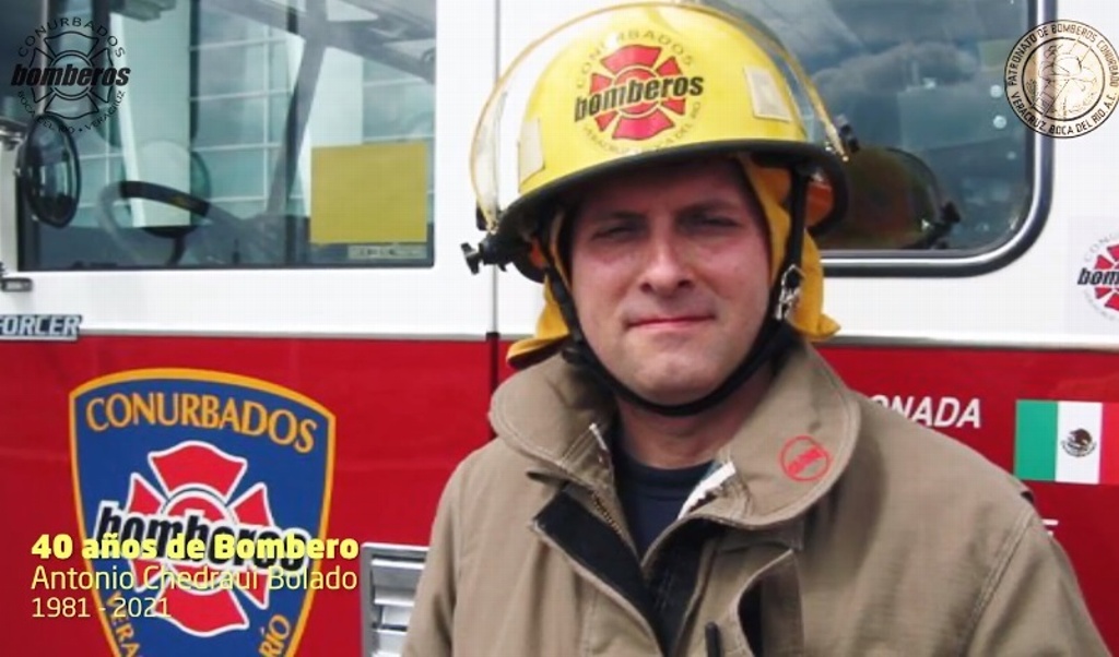 Imagen Cumple 40 años apagando incendios, ésta la historia de un bombero, Antonio Chedraui
