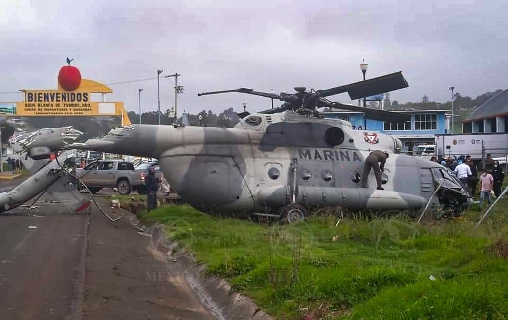 Imagen Descarta AMLO que accidente del helicóptero en el que viajaba Eric Cisneros haya sido provocado 
