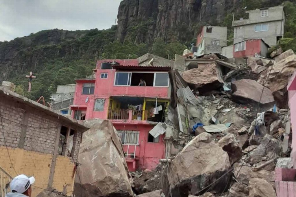 Imagen Se desgaja Cerro del Chiquihuite en Edomex; reportan varias personas atrapadas