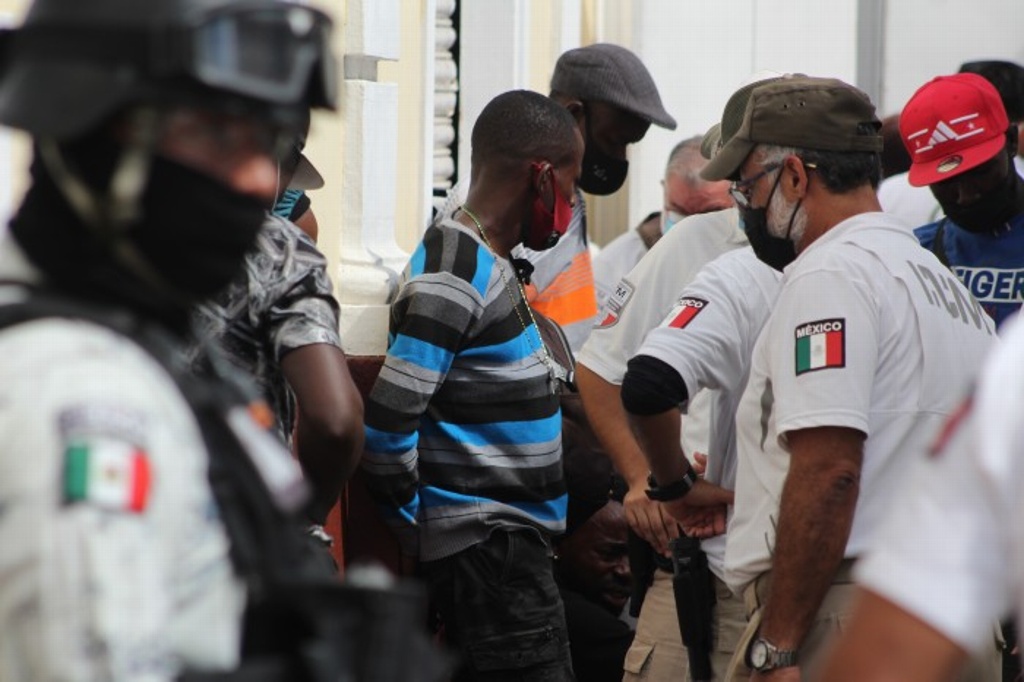 Imagen Exigen liberación de 80 haitianos detenidos en Veracruz 