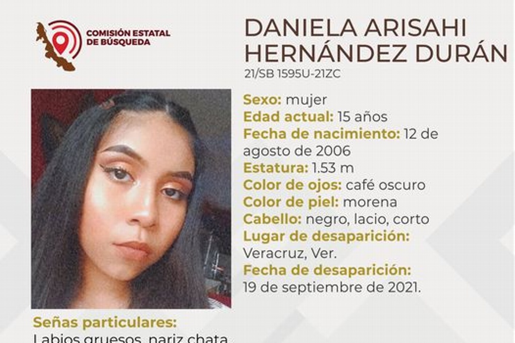 Imagen Desaparece adolescente de 15 años en el puerto de Veracruz 
