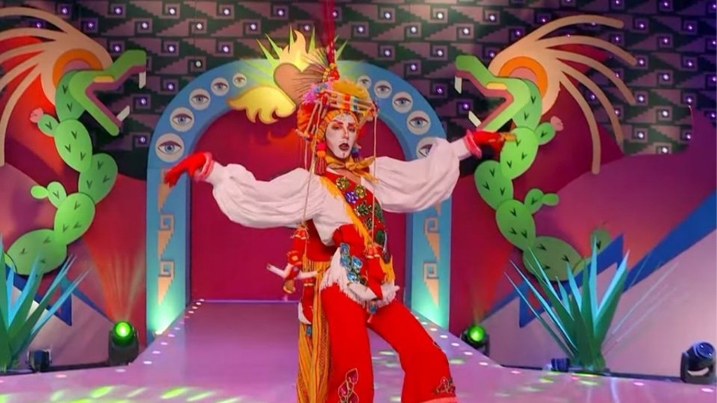 Imagen Polémica por uso de traje de Voladores de Papantla durante reality drag (+Video)