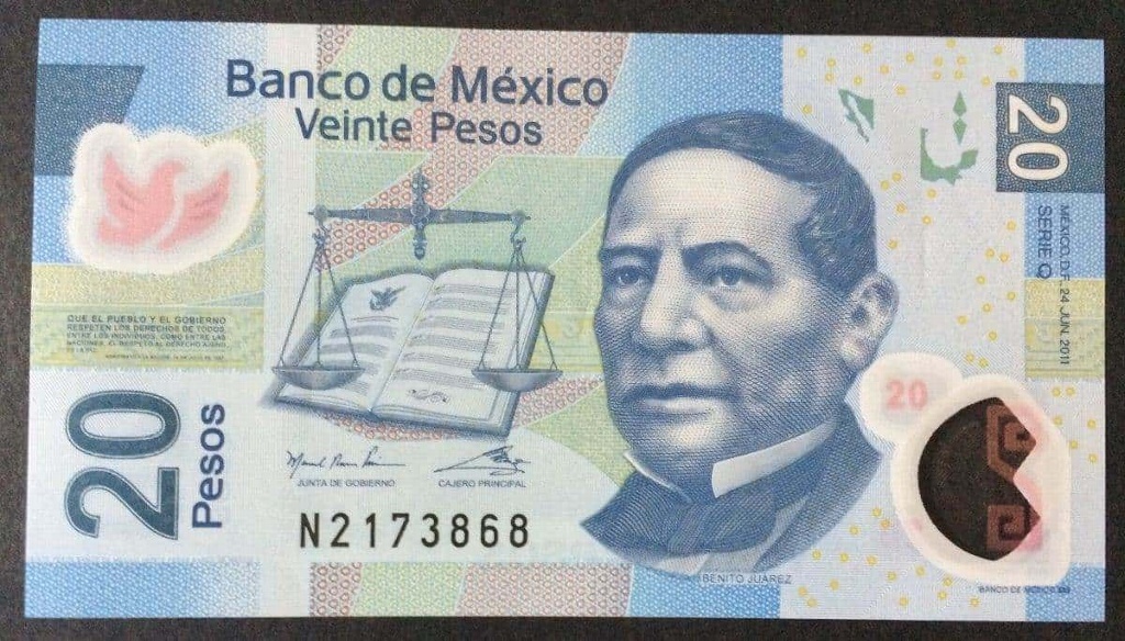 Imagen Estas son las características del nuevo billete de 20 pesos 