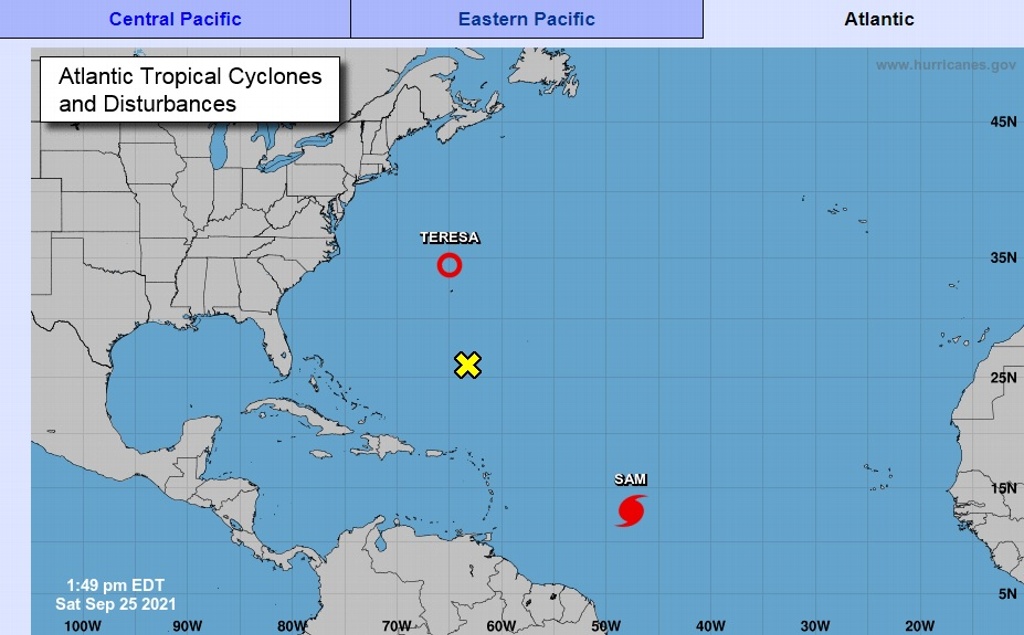 Imagen Huracán 'Sam' se fortalece a categoría 3 en el Atlántico 