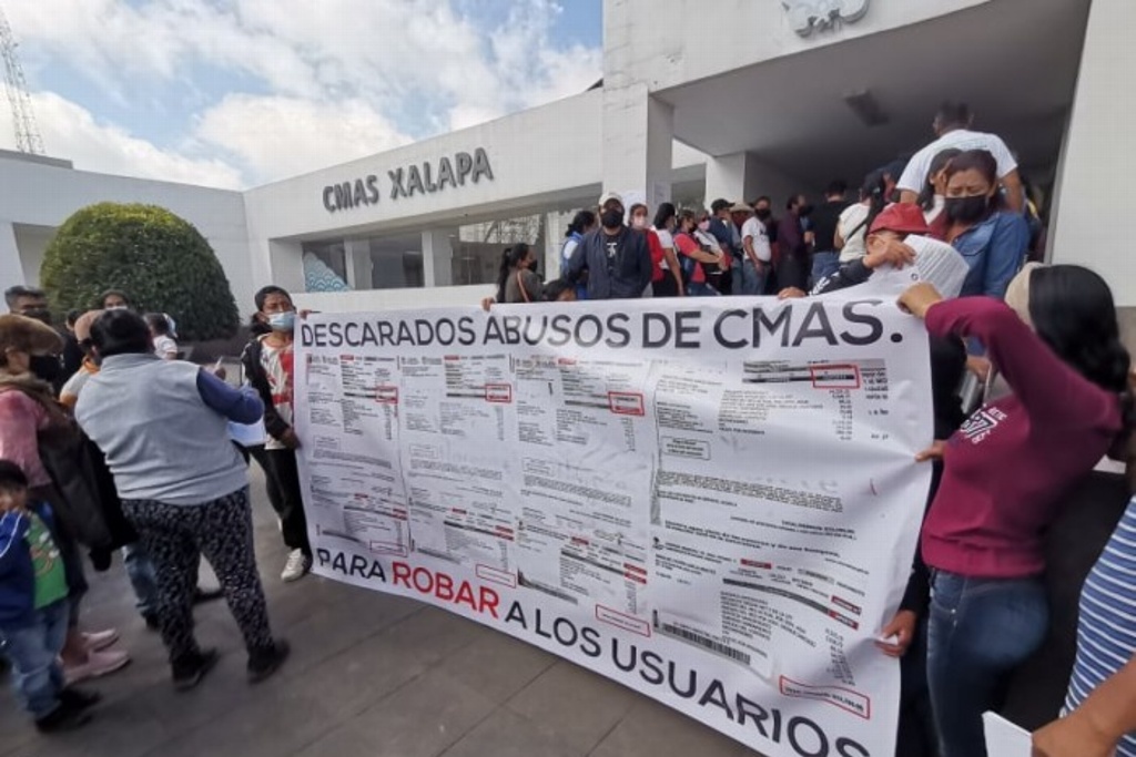 Imagen Toman CMAS Xalapa para denunciar cobros excesivos de agua