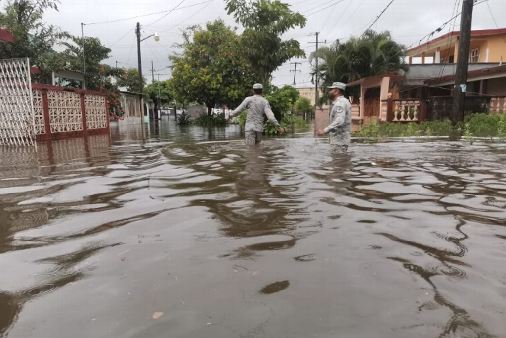 Imagen Inédito: se inunda el 100% de Lerdo de Tejada, Veracruz