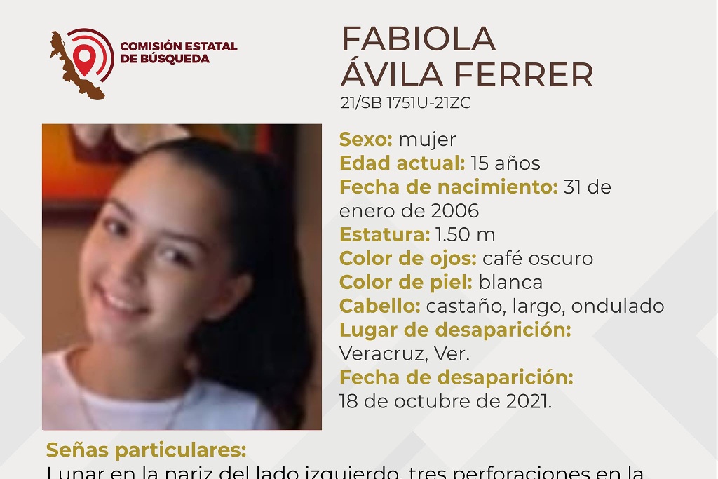 Imagen Desaparece niña de 15 años en el puerto de Veracruz 