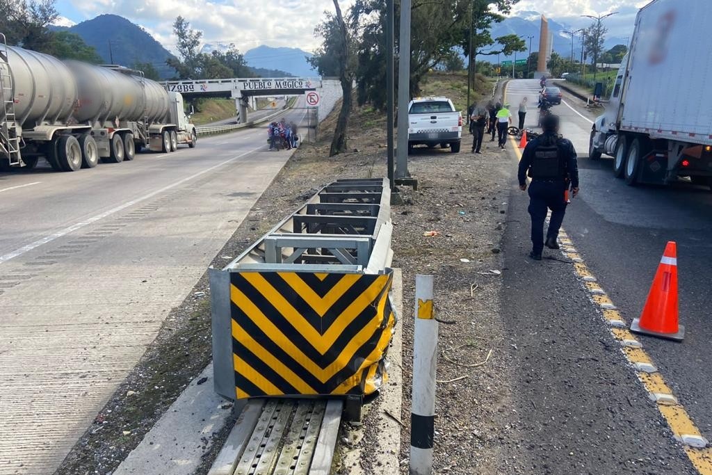 Imagen Reportan cierre por accidente en autopista Veracruz-Puebla