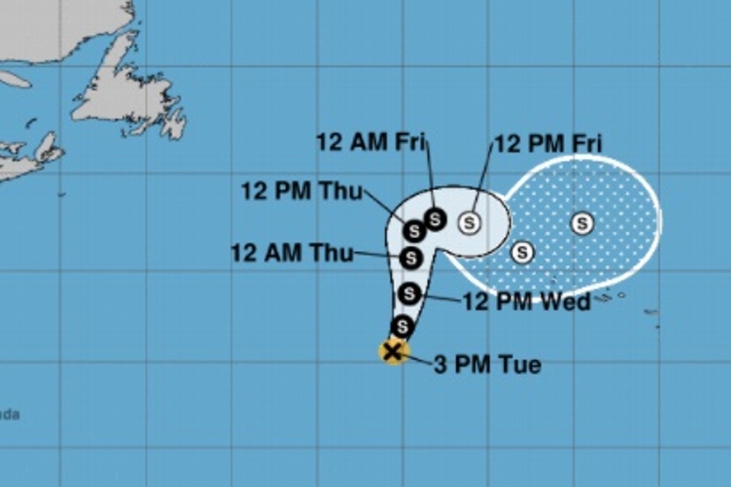 Imagen Se fortalece en medio del Atlántico la tormenta tropical 'Wanda'