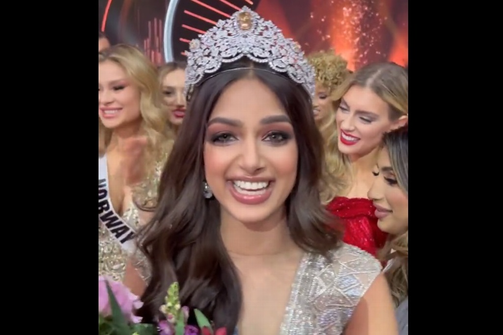 Imagen Harnaaz Sandhu, de India, gana Miss Universo 2021