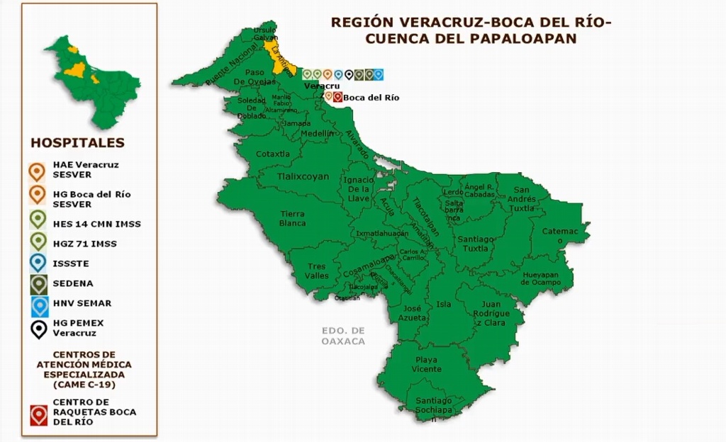 Imagen Veracruz, Boca del Río, Medellín y Alvarado terminarán el 2021 en semáforo verde de COVID-19